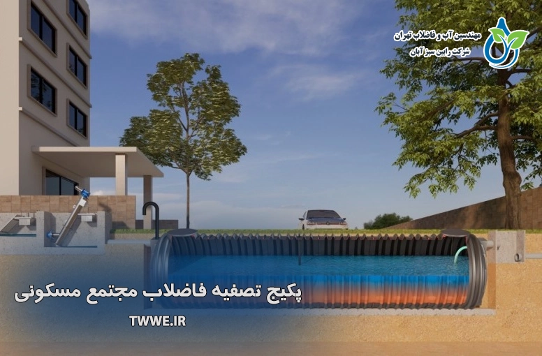 پکیج تصفیه فاضلاب مجتمع مسکونی